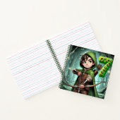 Geburtstagskind um 7 Uhr Notizblock (Innenseite)