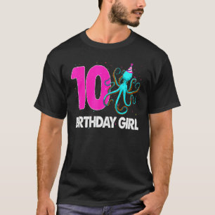 Geburtstagskinder 10 Octopus-Liebe T-Shirt