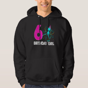 Geburtstagskinder 6 Octopus-Liebe Hoodie