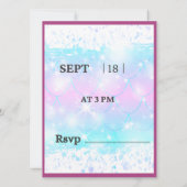 Geburtstagskinder Einladung (Rückseite)