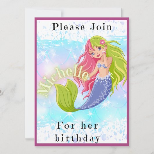 Geburtstagskinder Einladung (Vorderseite)