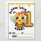 Geburtstagskinder Einladung (Vorne/Hinten)