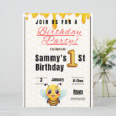 Geburtstagskinder Einladung (Stehend Vorderseite)