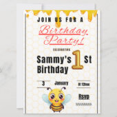 Geburtstagskinder Einladung (Vorderseite)