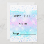 Geburtstagskinder Einladung (Rückseite)