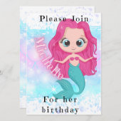 Geburtstagskinder Einladung (Vorne/Hinten)