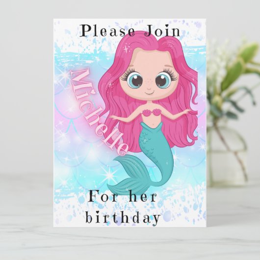 Geburtstagskinder Einladung (Stehend Vorderseite)