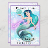 Geburtstagskinder Einladung (Vorne/Hinten)