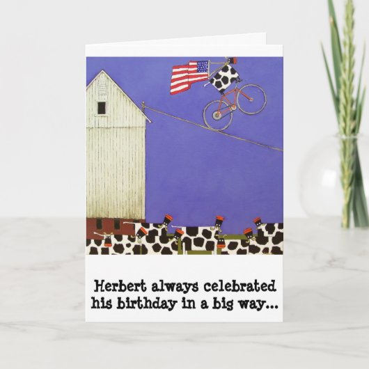 Geburtstagskinder humorvoll karte (Vorderseite)