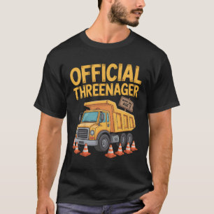 Geburtstagskinder Junge Drei Jahre Alt Threenager T-Shirt