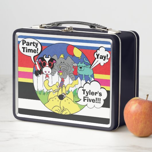 Geburtstagskinder Metall Brotdose (Beispiel)