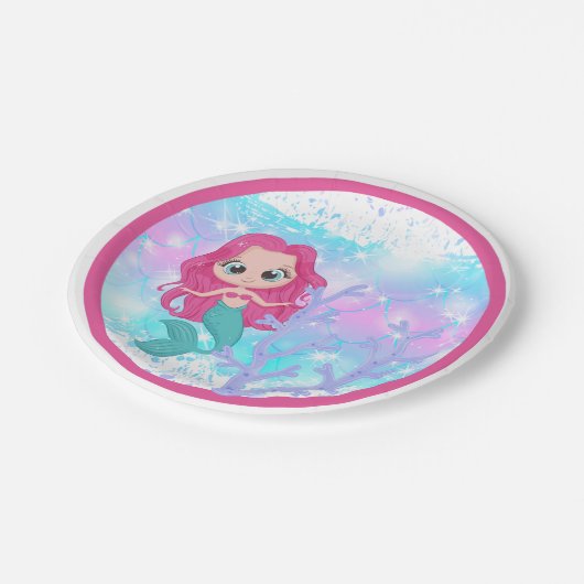 Geburtstagskinder Pappteller (Schrägansicht)