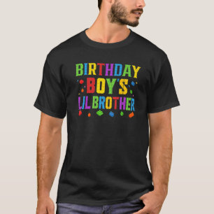 Geburtstagskind's Little Brother Blocks Master Bri T-Shirt