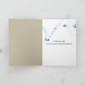 Geburtstagskizze mit Wildblumen Karte (Innenseite)