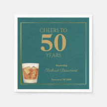 Geburtstagsklassiker für Männer: Teal-Gold „Cheers