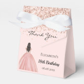 Geburtstagskleid der Rose Geschenkschachtel (Vorderseite)