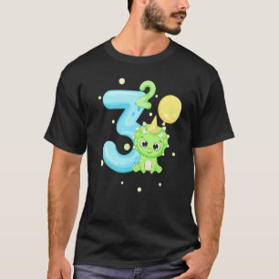 Geburtstagskleidung 3 Jahre Junge Twins Niedlich T-Shirt