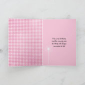 Geburtstagskleuchter Karte (Innenseite)