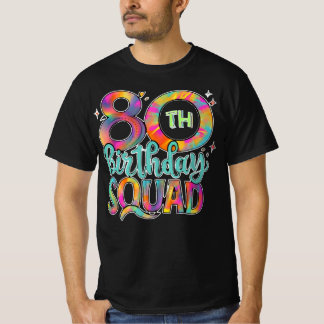Geburtstagskolade Gefärbte Krawatte Farbenfroher S T-Shirt
