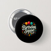 Geburtstagskolade Party Matching Button (Vorne & Hinten)
