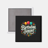 Geburtstagskolade Party Matching Magnet (Vorderseite/Rückseite)