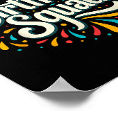Geburtstagskolade Party Matching Poster (Ecke)