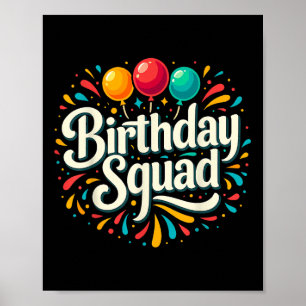 Geburtstagskolade Party Matching Poster