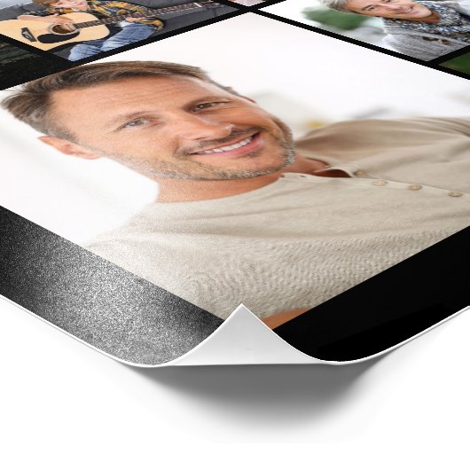 Geburtstagskollage im MAKING Fotodruck (Ecke)