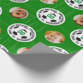 Geburtstagskollektion Personalisiert Geschenkpapier (Ecke)