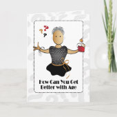 Geburtstagskompliment für ihre süße Ethnie Karte (Vorderseite)