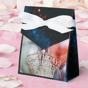 Geburtstagskönigin-Ballons Gefallen Box Geschenkschachtel