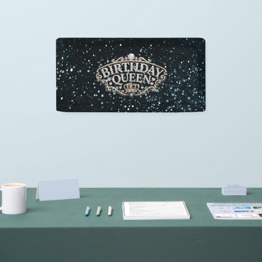 Geburtstagskönigin Banner (Messe)