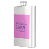Geburtstagskönigin-Flasche Flachmann (Links)
