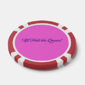 Geburtstagskönigin Spielkarten Pokerchips (Einzeln)