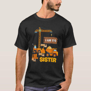 Geburtstagskonstruktion Ich Bin Die Kleine Schwest T-Shirt