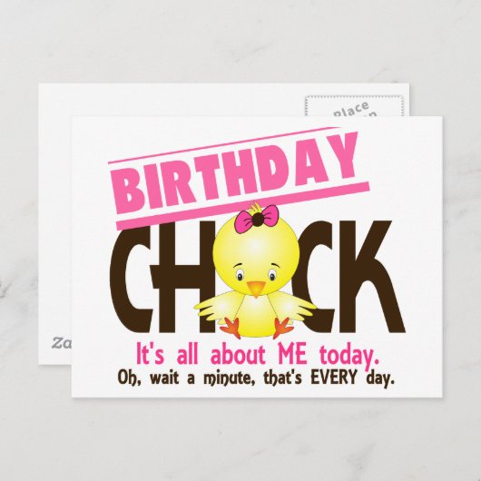 Geburtstagskorb 3 postkarte (Vorne/Hinten)