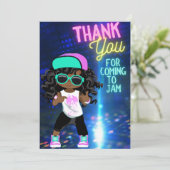 Geburtstagskorb Dankeschön-Karte (Mädchen) (Stehend Vorderseite)