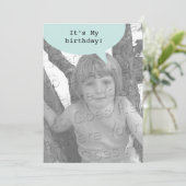 Geburtstagskorb Einladung (Stehend Vorderseite)