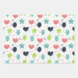 Geburtstagskorrektur Geschenkpapier Set