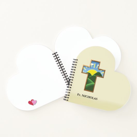 Geburtstagskreuz Personalisiert Notizblock (Innenseite)