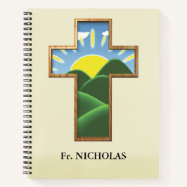 Geburtstagskreuz Personalisiert Notizblock