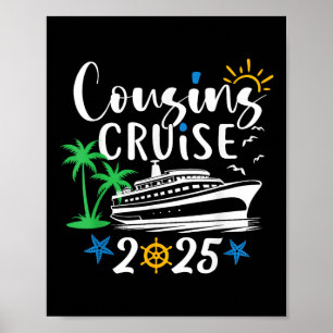 Geburtstagskreuzfahrt 2025 Schiff Boot Familie Som Poster