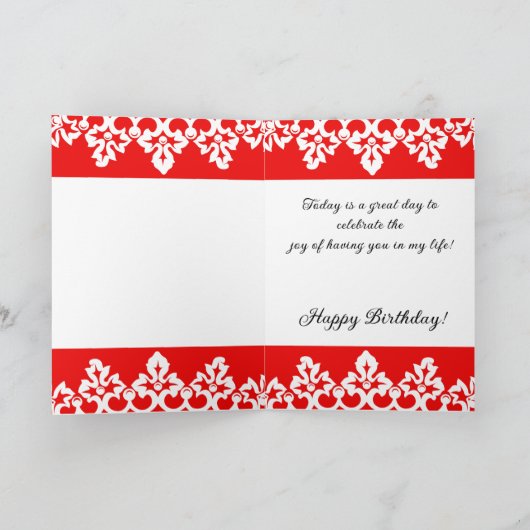 Geburtstagskrone Karte (Innenseite)