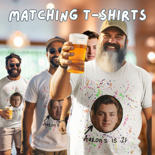 Geburtstagskub Crawl 21. Party T-Shirt