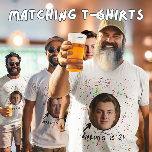 Geburtstagskub Crawl 21. Party T-Shirt