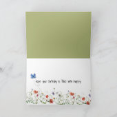 Geburtstagsküche mit Schmetterling Karte (Innenseite)