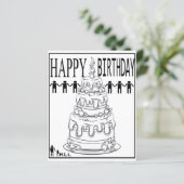 Geburtstagskuchen (Stehend Vorderseite)