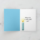 Geburtstagskuchen Ältere Spaß Karte (Innenseite)