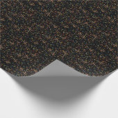 Geburtstagskuchen auf schwarz geschenkpapier (Ecke)