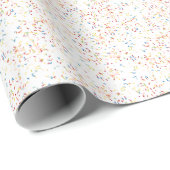 Geburtstagskuchen auf Weiß Geschenkpapier (Rolleneckpunkt)
